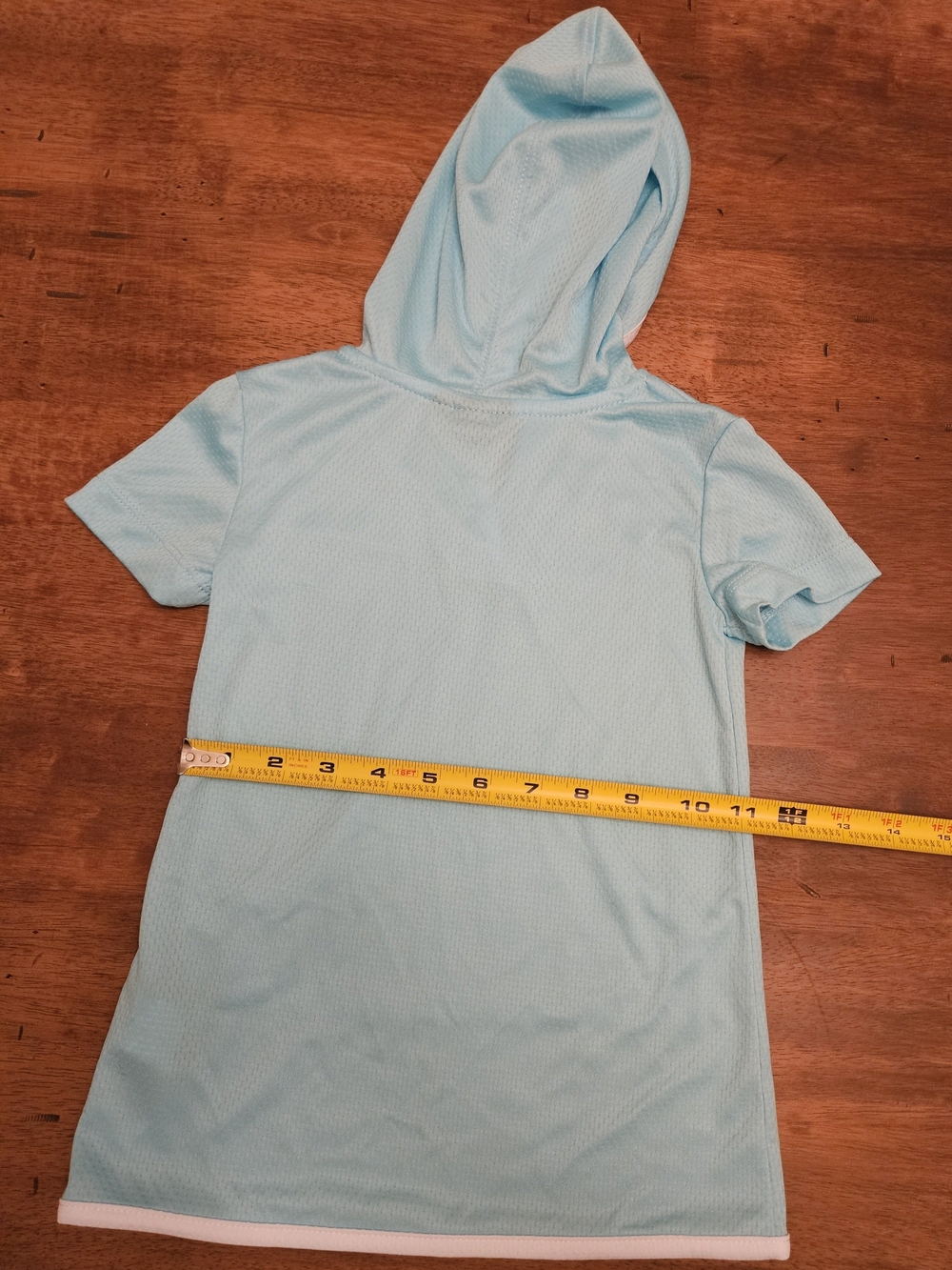 Eddie Bauer Light Blue Sea Sky Coverup with White Trim - Picture 3 of 5